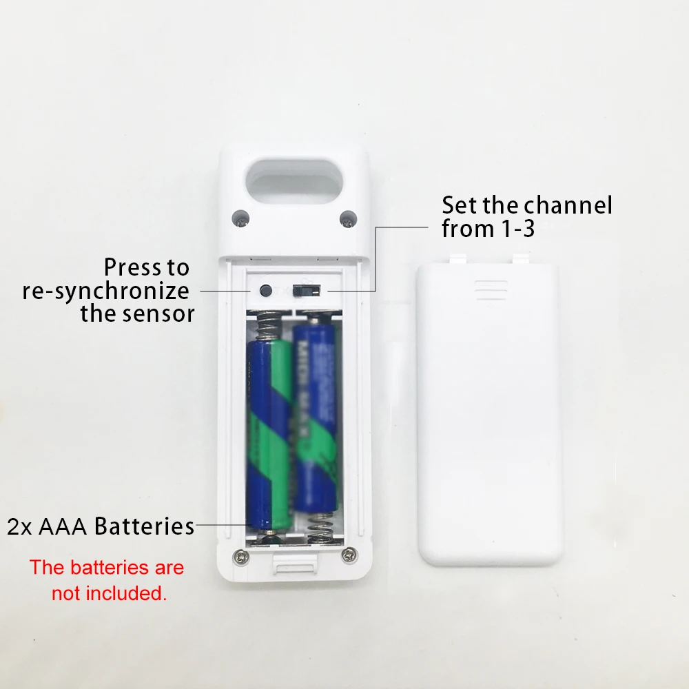 Бесшумный Дистанционный датчик температуры без проводов цифровой гигрометр и