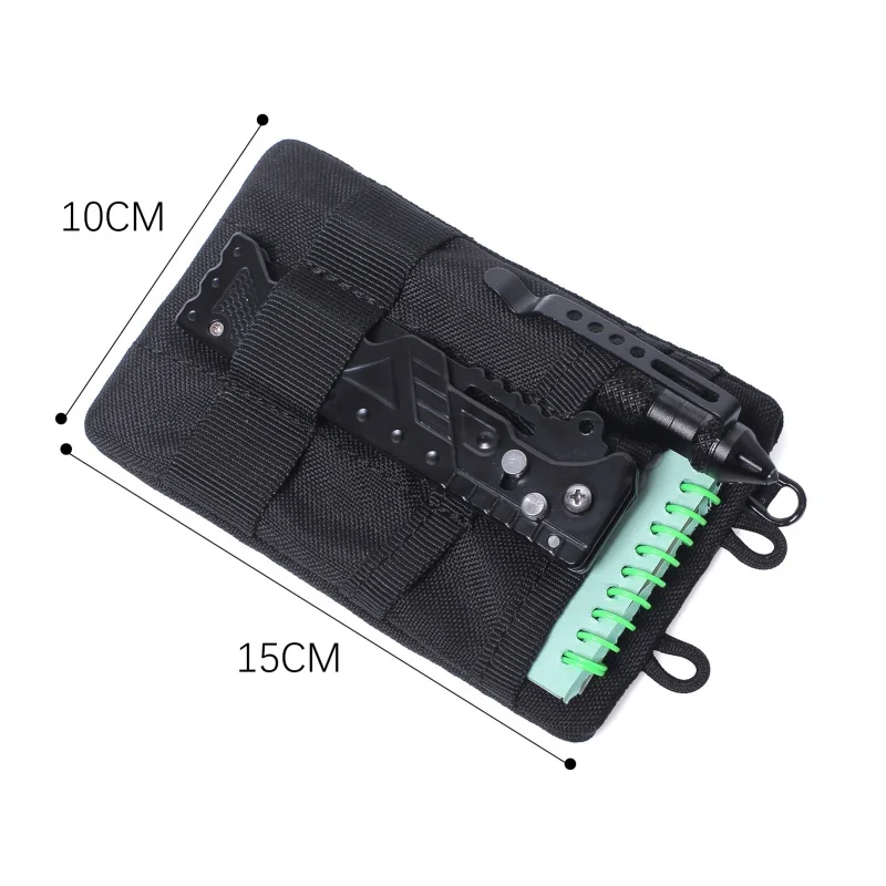 

Outdoor Multi-function Square Coins Wallet Purses Waterproof Sports Zipper Card Key Holder Change Pocket Sack