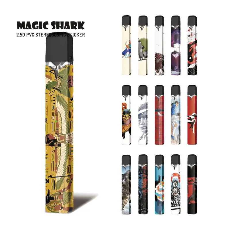 Высокое качество Жираф рыбы статуя Будды пленка не выцветает и чехол для вейпа Pod