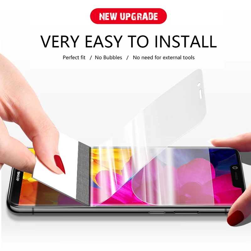 CHYI 3D изогнутая пленка для Sharp Aquos S3 S2 S3mini защита экрана Взрывозащищенная полная