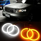 Двухцветсветильник светодиодный индикатор поворота Angel Eye для INFINITI FX35 FX45 2003 - 2008 хлопок