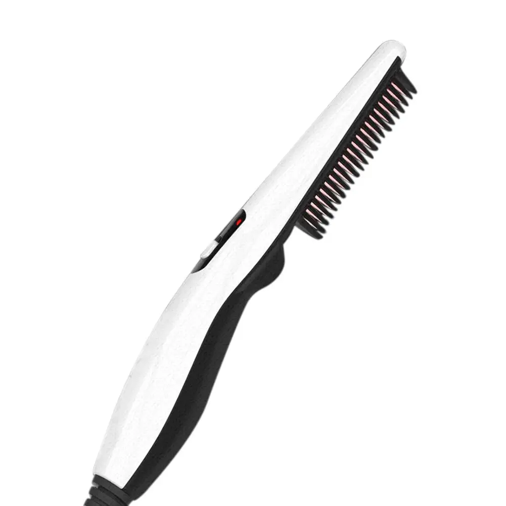 

Multifunctional Styling Comb Beard Straightener Hair Styler Electric Hot Comb Hair Straightening Curling Brush For Men Women