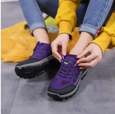 Women Hiking Shoes Mountain Climbing Shoes Female Light Camping Travel Sports Sneakers Waterproof Woman Trekking Boots 35-40