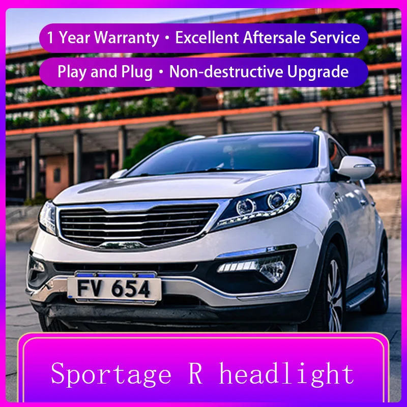 

For Car Head Lamp 2009-2013 Sportage R For KIA Sportage Headlight LED Head Light With DRL Car Headlight Assembly