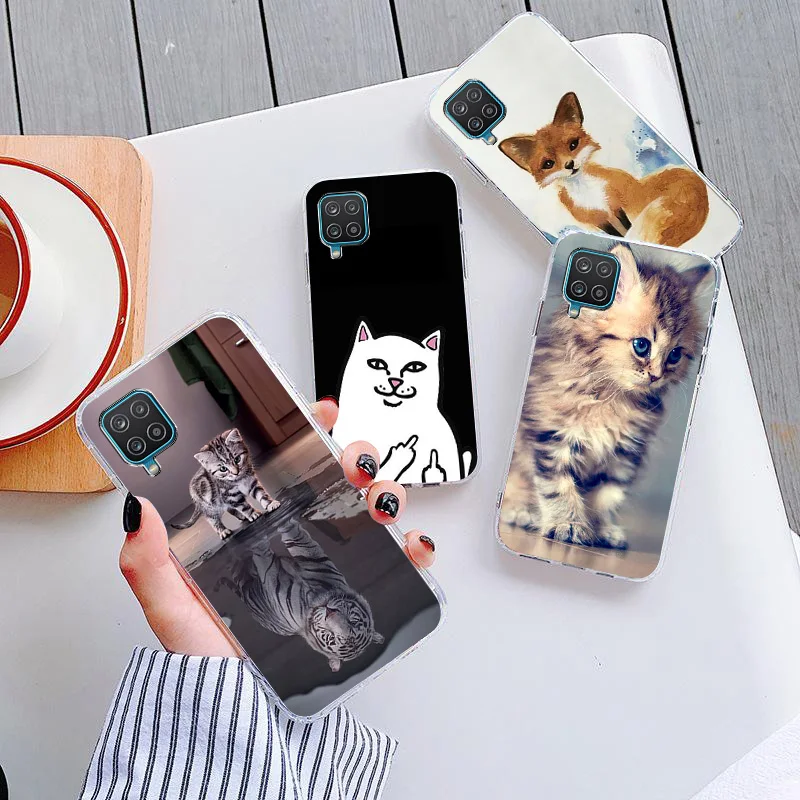 Protective Case For Samsung Galaxy A12 Case Funda Samsung S22 S20 FE S22 Plus A51 A 12 A53 A33 Cover