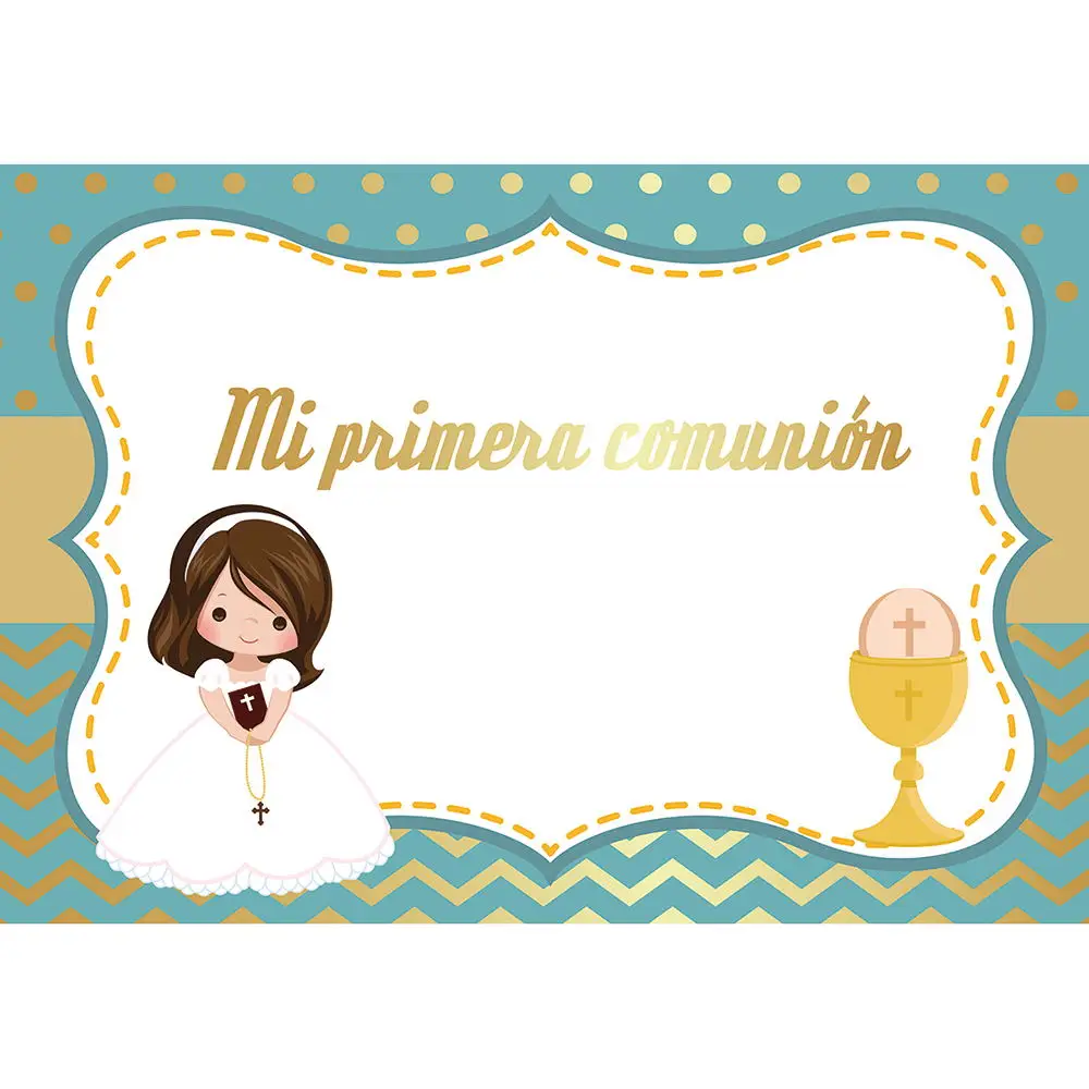 Funnytree вечерние баннеры baby shower девушка Причастие Декор мультфильм фото фон дети Фон скатерть Фотофон - Цвет: Небесно-голубой
