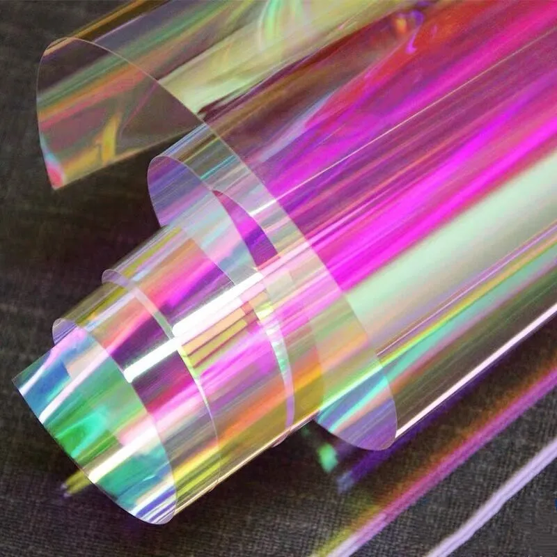 Радужная Переливающаяся оконная пленка с эффектом радуги стеклянные пленки