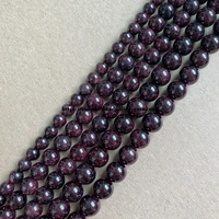 natural stone b quality dark red garnet round loose beads 15 strand 4 6 8 10 12 mm pick size for jewelry making diy