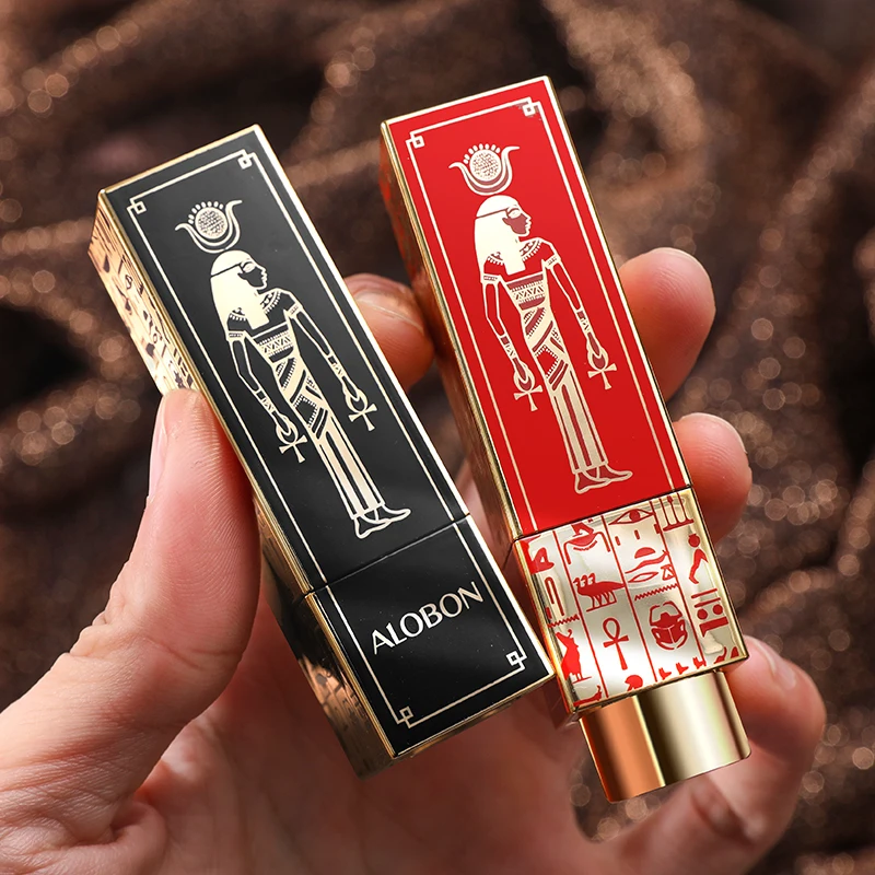 Бархатная мягкая матовая губная помада AloBon в египетском стиле не вытягивает