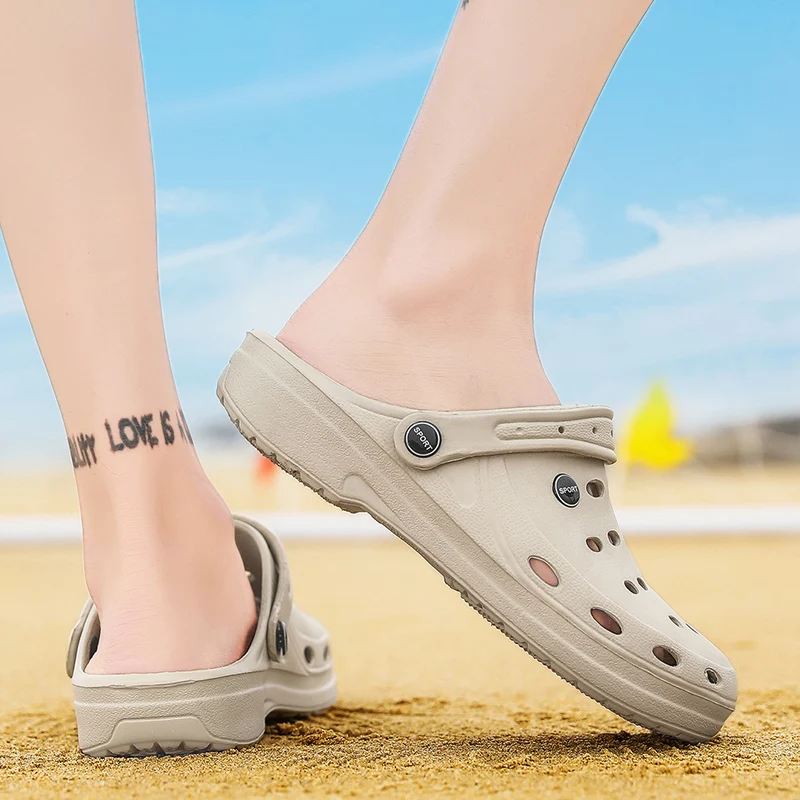 

Women's Summer Sandals for Beach Sports Women Men's Slip-on Shoes Slippers Female Male Croc Clogs Crocks Crocse Water Mules