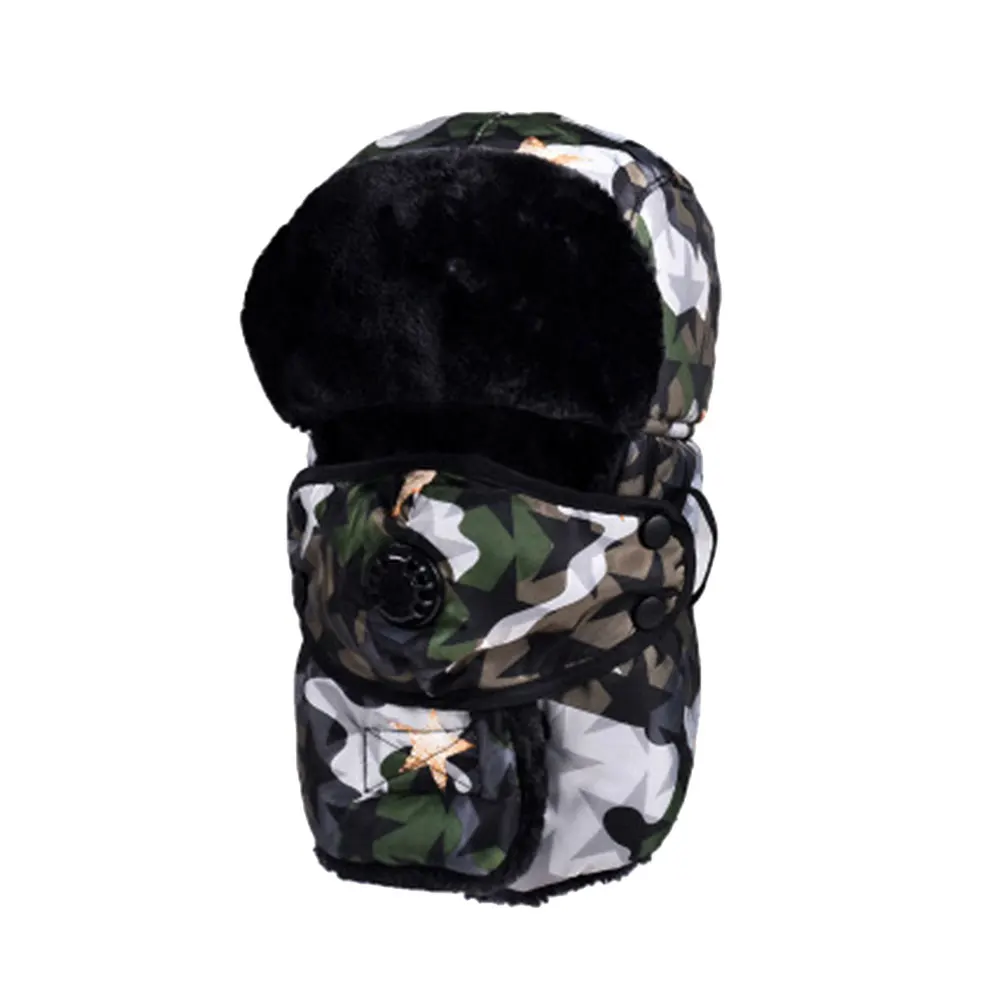 Зимние теплые шапки-авиаторы с ушами зимняя Балаклава для мужчин и женщин