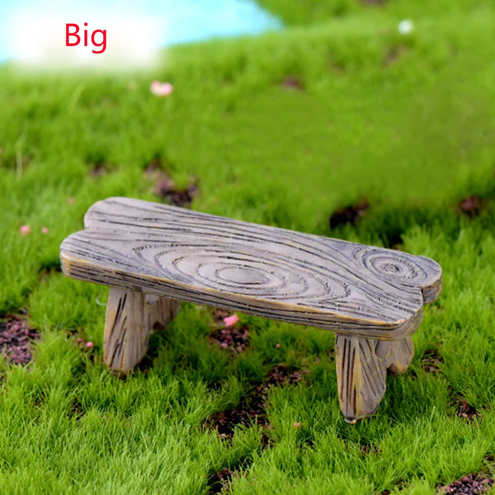 Миниатюрный декоративный Табурет сделай сам с микро пейзажем украшения для сада
