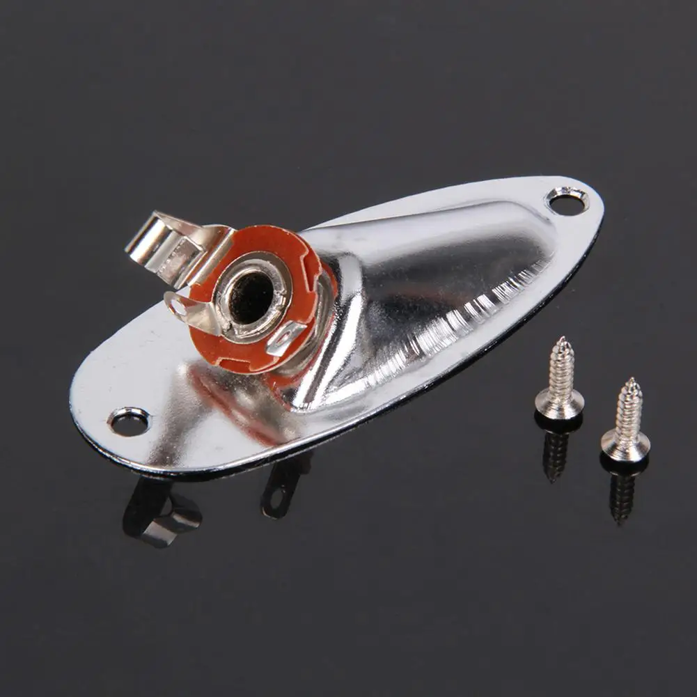 eingang ausgang boot stil jack platte buchse für strat e gitarre strat stratocaster e gitarrebass free global shipping