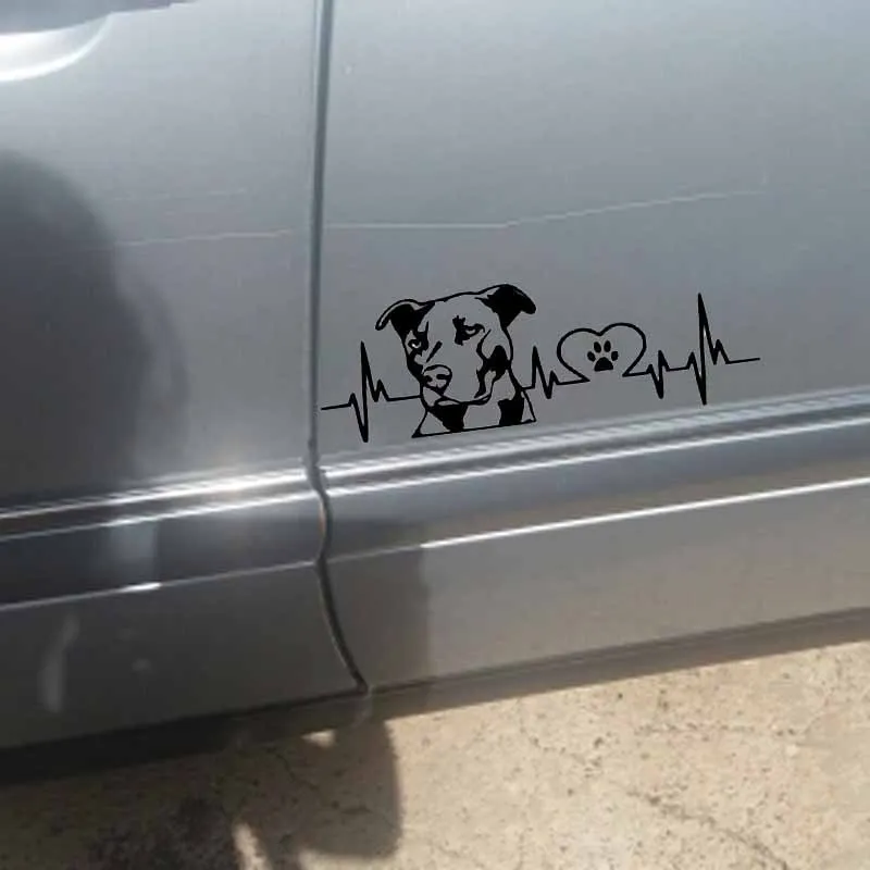 

Car Sticker Motorcycle Sticker Personalized Pitbull Car Styling Car Sticker Decoration Black/Silver 20CM* 6.7cm