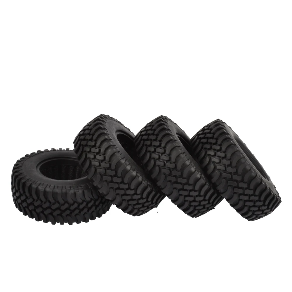 4 шт. шины 100 мм 1 9 дюйма для Axial SCX10 tamiya CC01 D90 1/10 RC Внедорожник гусеничный автомобиль