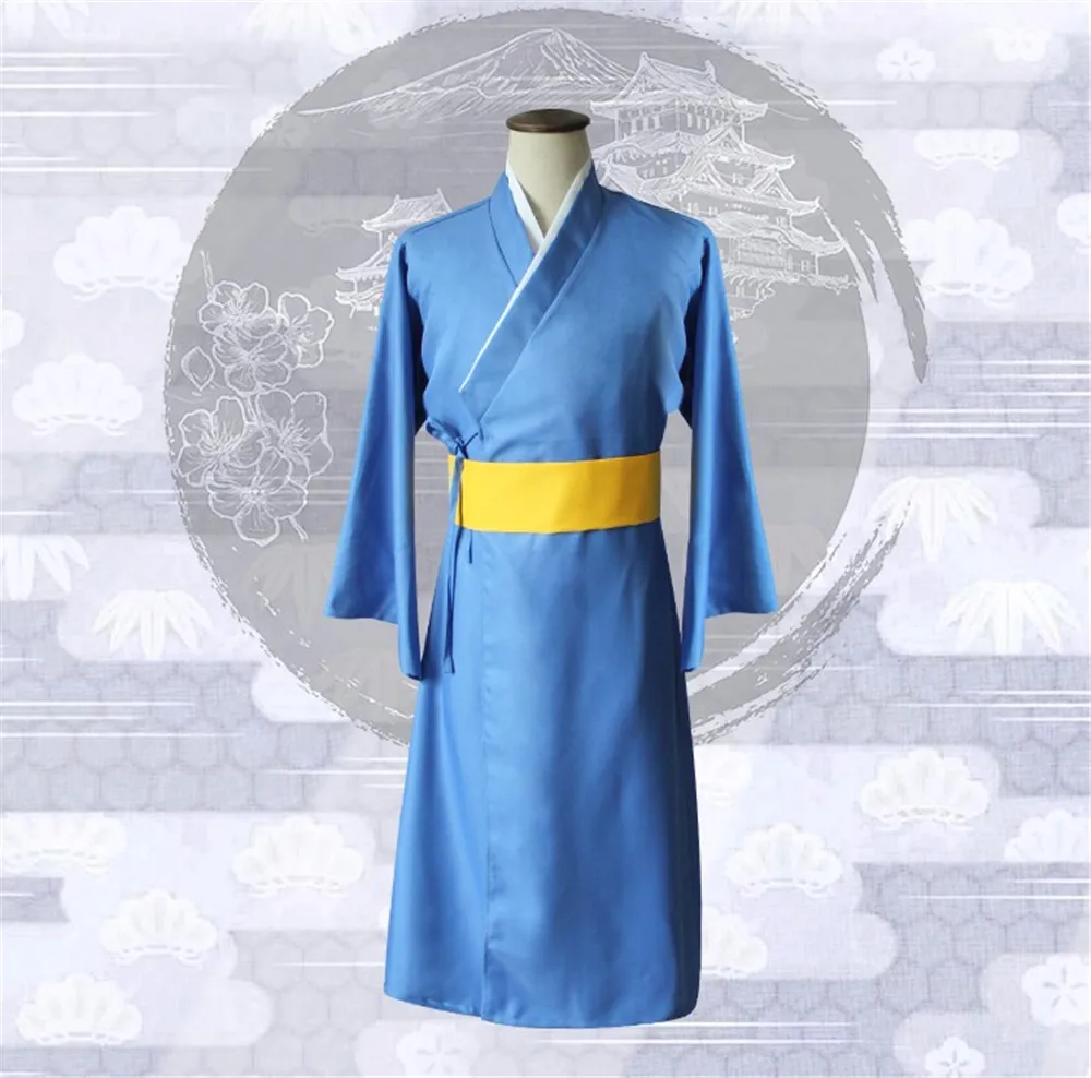 Аниме гинтама Серебряная душа кацура Котаро кимоно Косплей Костюм катсура