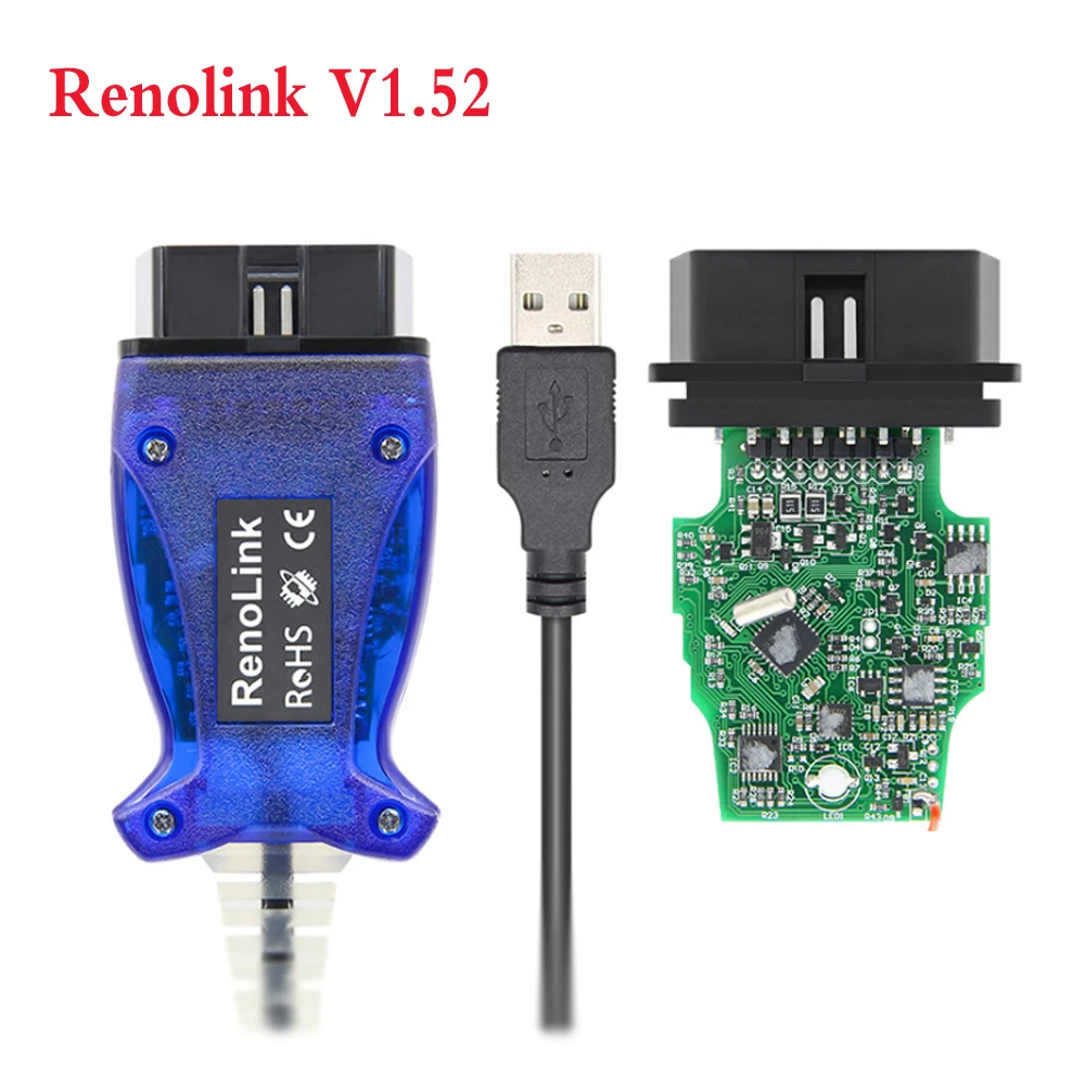 Для Renault Renolink OBD2 программатор системного блока управления V1.52 Рено ссылка