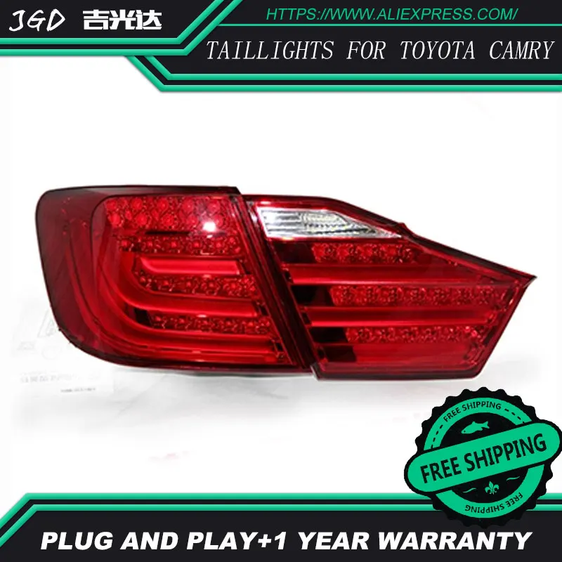 Стайлинг автомобиля задний фонарь для Toyota Camry V50 2012 2014 светодиодный Задняя Крышка