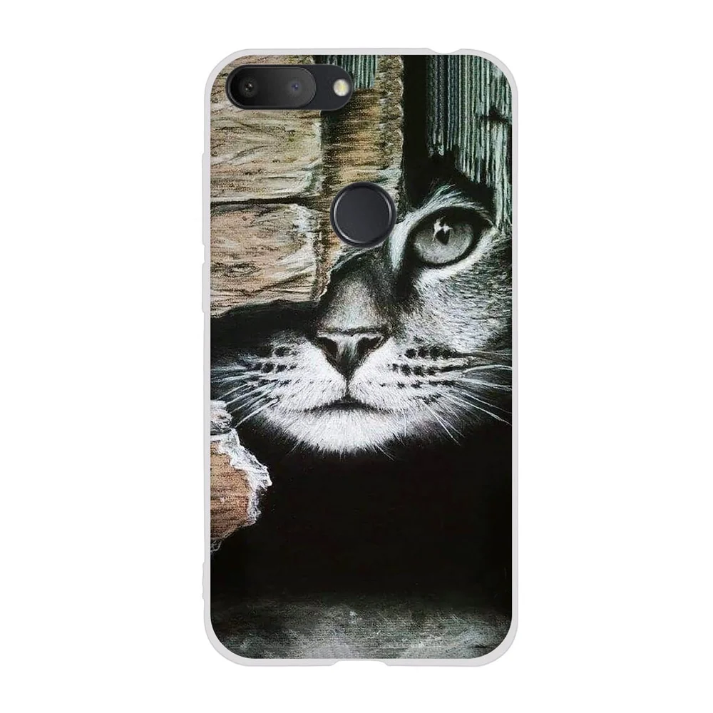 42 Чехол для Alcatel 1 S 1 S с милым рисунком кота из мультфильма, Мягкая силиконовая задняя крышка для Alcatels 1s 5024D, чехол для телефона - Цвет: 42