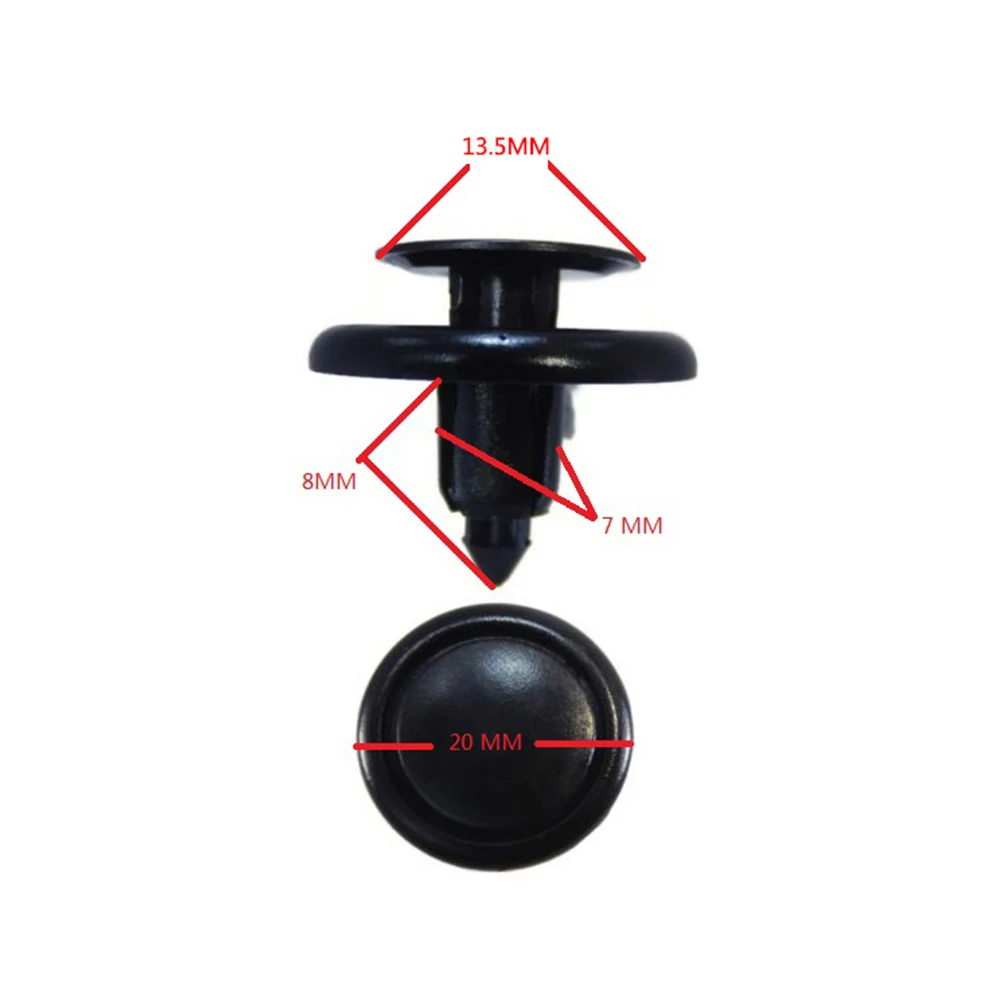 10x Новый фиксатор крыла переднего клипса капота бампера для Toyota 90467-07166 B15 клипсы