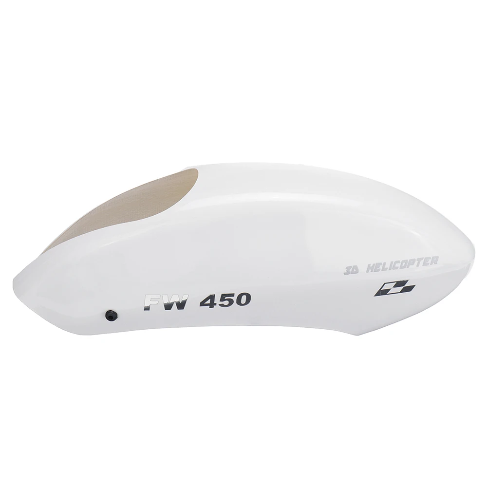 

FLY WING FW450 V2 6CH FBL 3D Летающий вертолет DIY аксессуары Aircarft модель игрушки Запасные части сменный навес белый