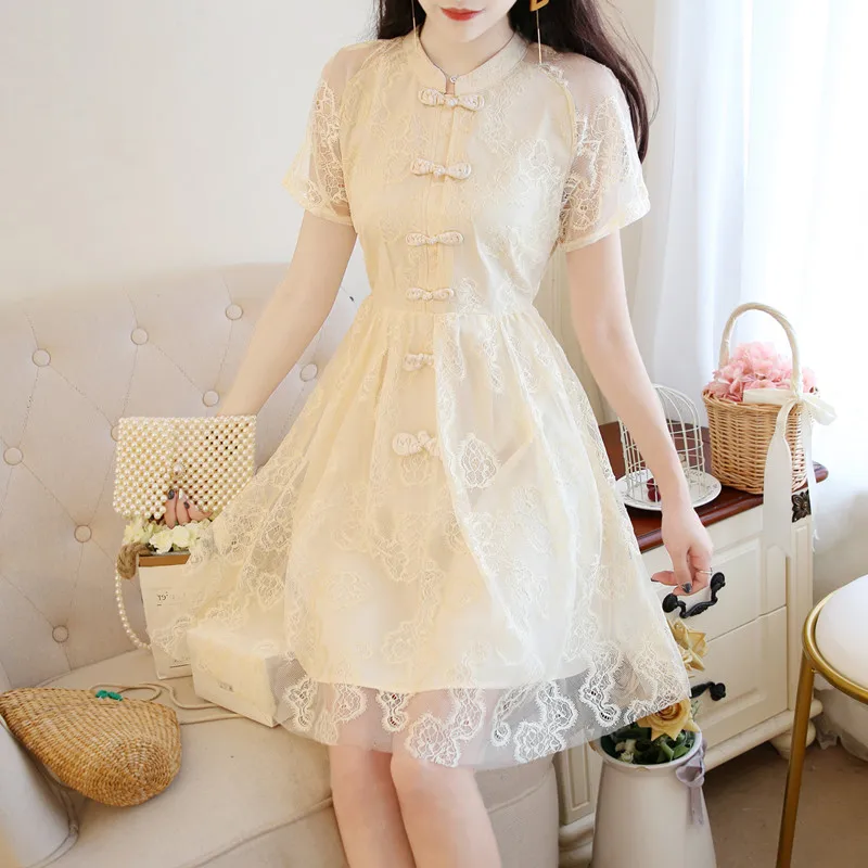 Кружевные платья, китайское женское платье cheongsam, Сетчатое платье, платье для невесты, свадьбы, вечеринки, qipao, китайское платье - Цвет: color1