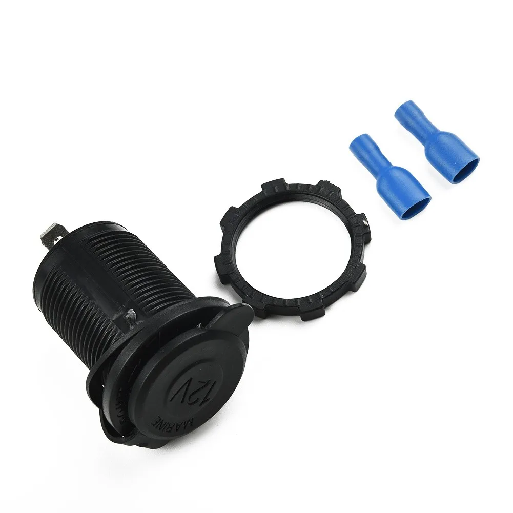 

Accessories Plug Black Socket Car Connector Dustproof In-Line Motorcycle