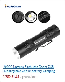 Налобный фонарь яркий люмен 4* XM-L T6+ 2* COB+ 2* красный светодиодный налобный фонарь с зарядным устройством