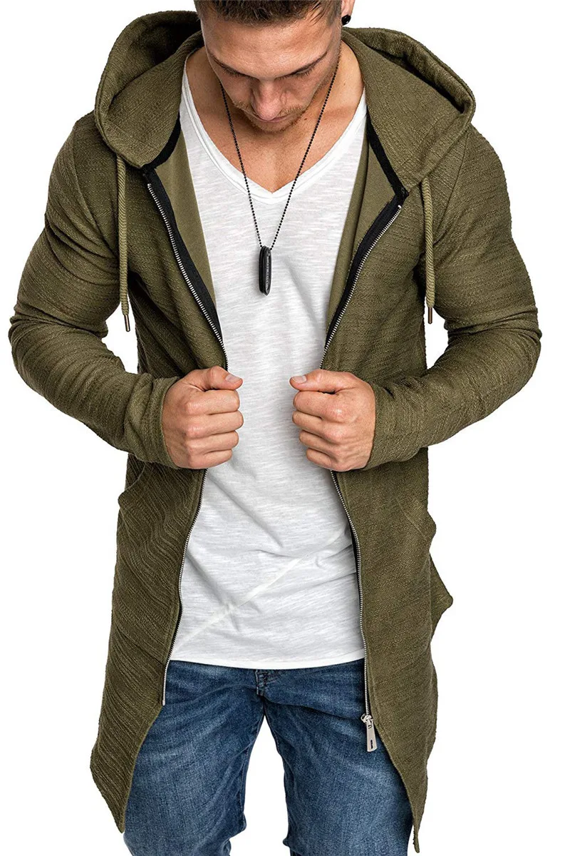 Army Green Однотонные куртки-бомберы для мужчин, весенне-осенняя верхняя одежда, мужские куртки ветровки, повседневная спортивная одежда для бега трусцой, мужские кардиганы, топы - Цвет: Army Green