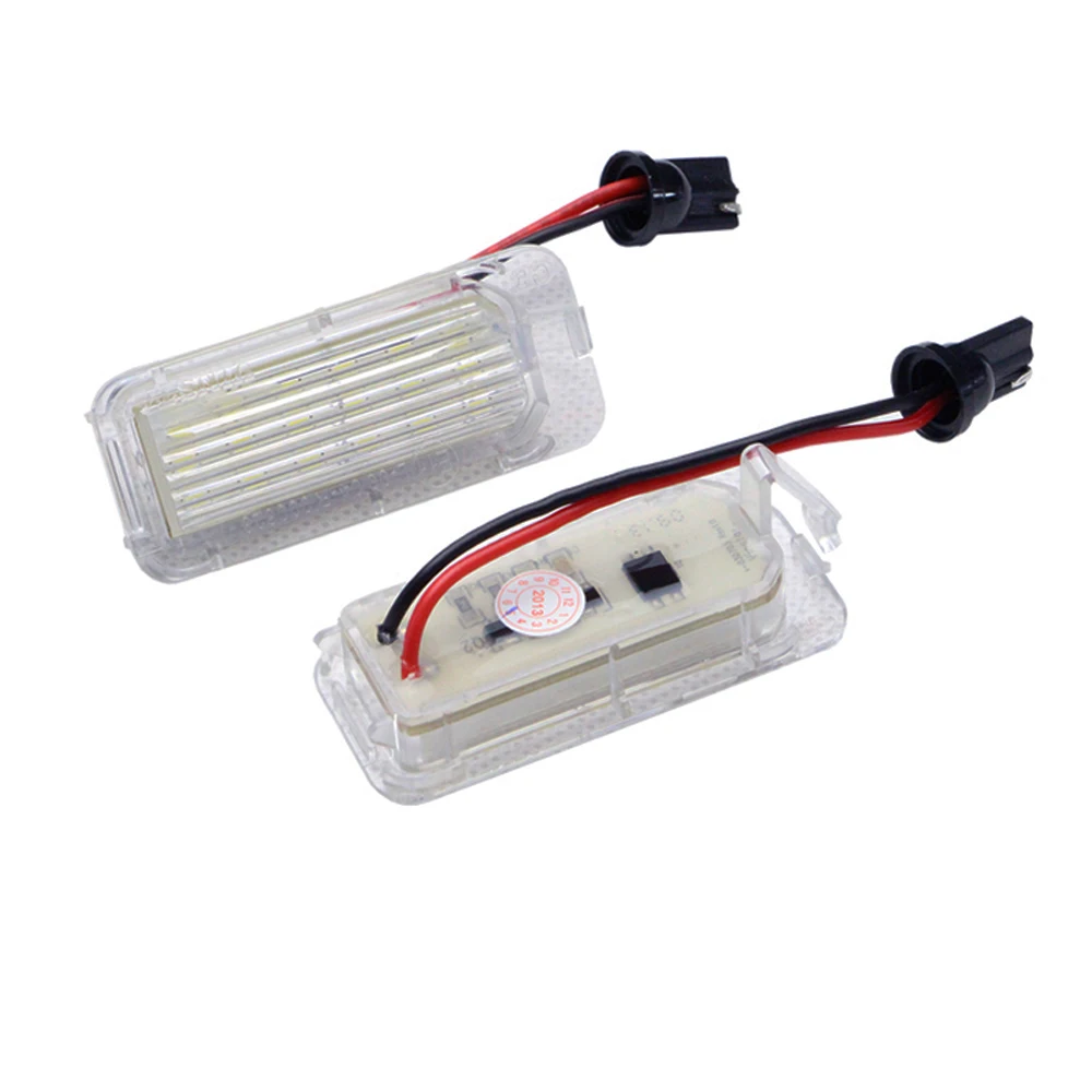 2 шт. светодиодный номерной знак для Ford Fiesta Focus C Max Grand Galaxy Kuga Mondeo S B Ecosport Jaguar XJ