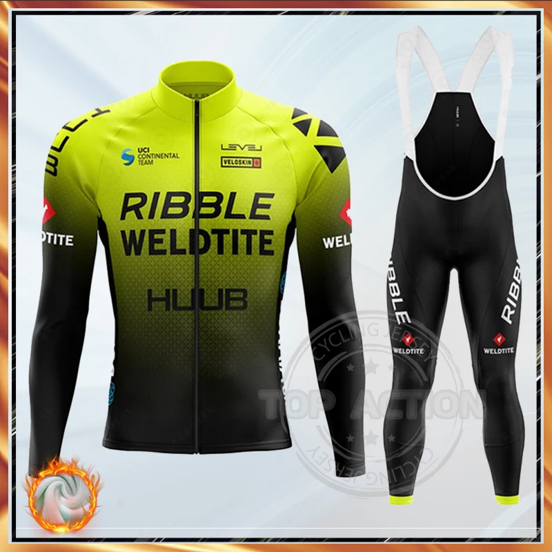 

HUUB Men's Winter Thermal Fleece HUUB Cycling Jersey Set Racing Bike Cycling Suits 2022 Newest Product Bicycle Cycling Clothing