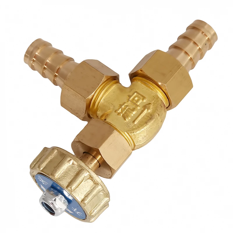 

8/10mm Hose Barb Handle Pagoda Brass Water Oil Air Gas Fuel Line Shutoff Ball Valve Pipe Fittings