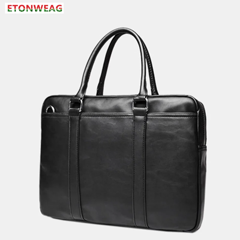 2021 брендовый кожаный мужской портфель деловая сумка Офисная для ноутбука