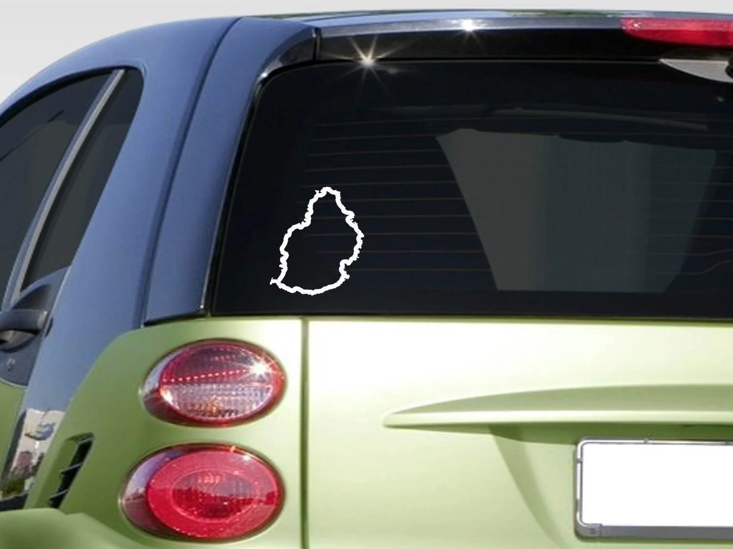 Маврикии 6 &quotСтикеры страна наклейка Базовая гордость столице состояние окна