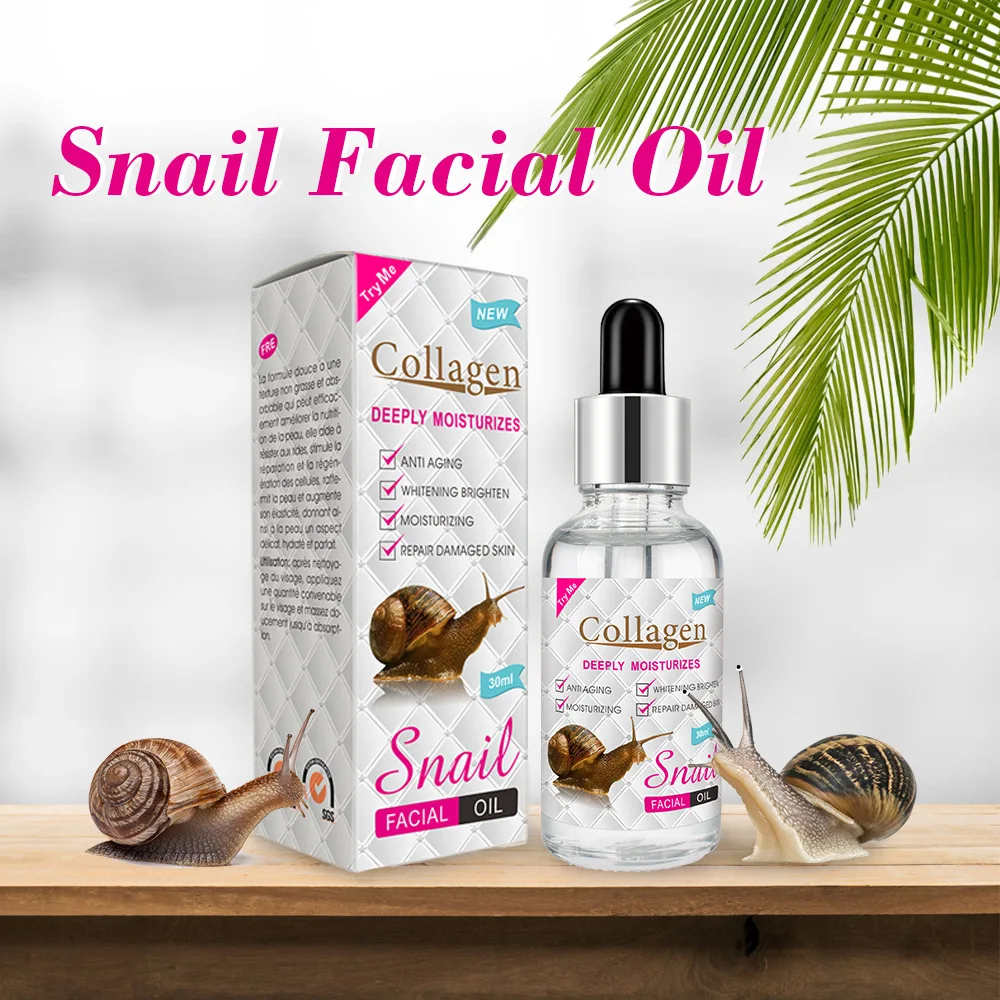 

30ml Collagen Snail Facial Oil Skin Moisturizing Facial Moisturizing and Brightening