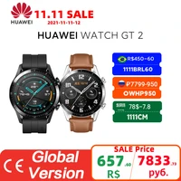 global version huawei watch gt 2 gt2 smart watch blood oxygen smartwatch 14 days phone call heart rate tracker