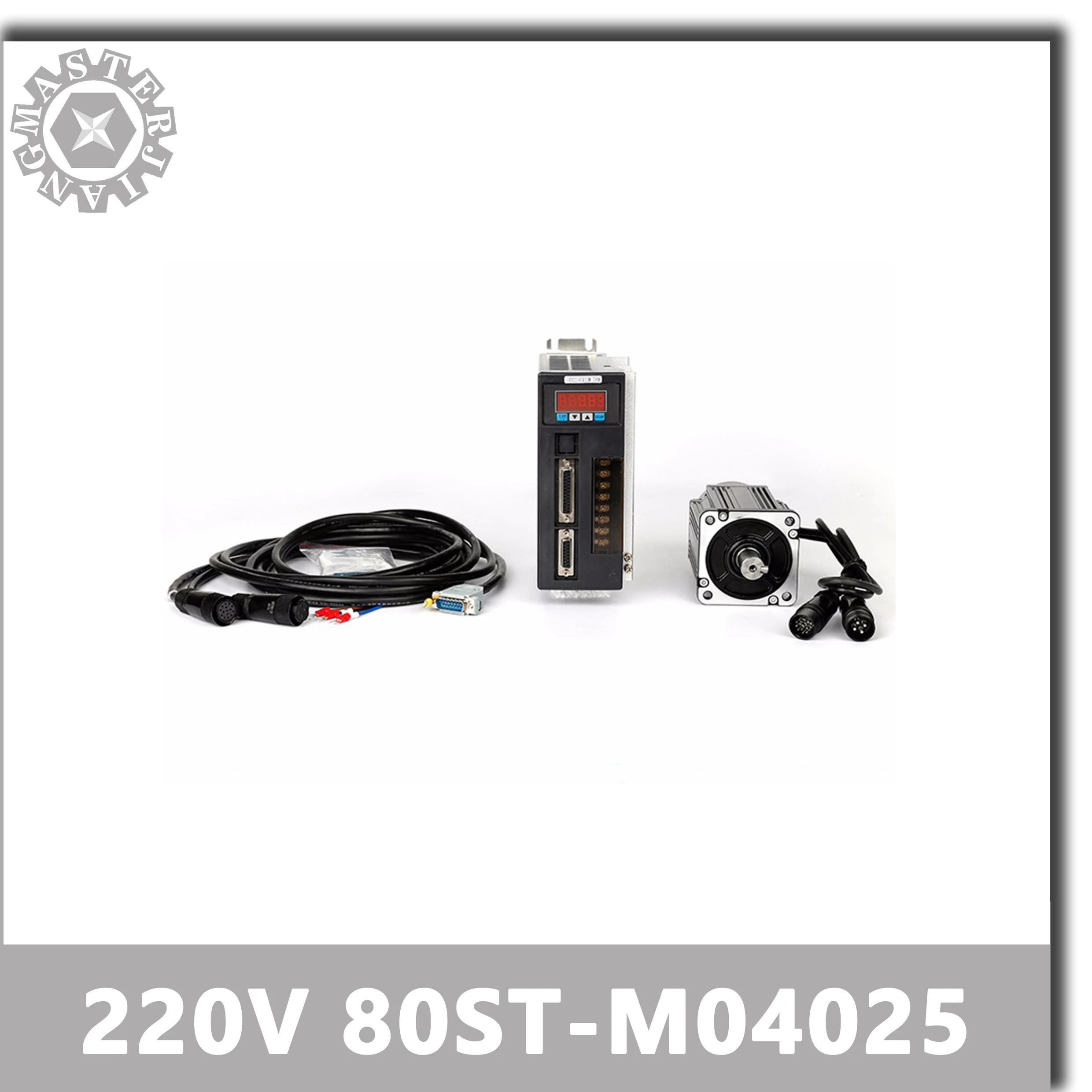 220V 1000W 80ST M04025 серводвигатель переменного тока 4N.M 1KW 2500 об/мин Серводвигатель