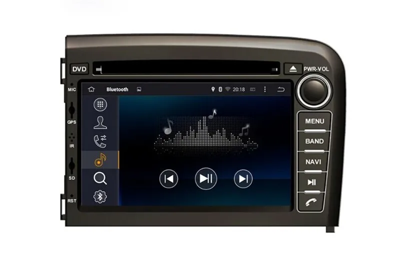 Автомобильный DVD плеер с gps навигацией 7 дюймов Android 9 0 для VOLVO S80 1998 2006