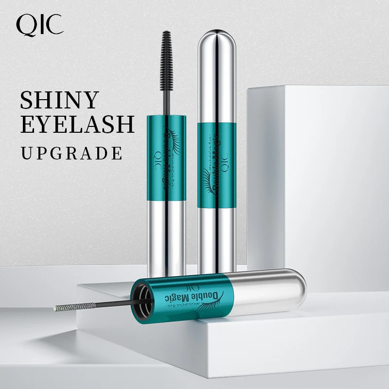 

Double-Headed Drill Mascara 4d Volume Female Makeup Mascara Lengthens Eyelashes Beauty For Face Eyelash Growth Korean Cosmetics