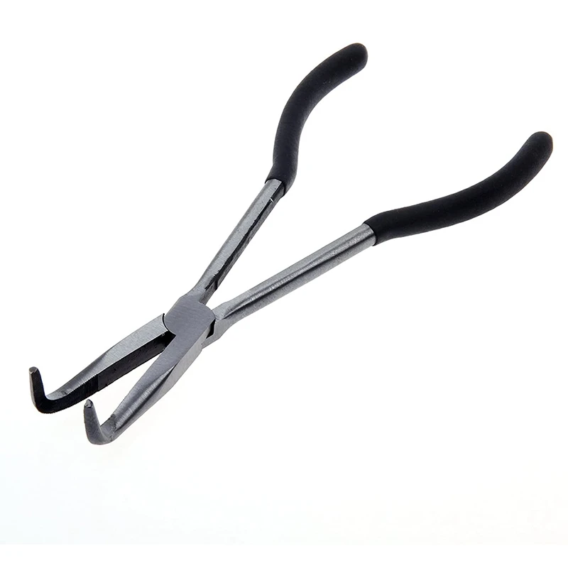 

5 Pcs Extra Long Nose Pliers Set Straight Bent Tip Mechanic Equipment Mechanics Hand Tool Home Repairs Kit