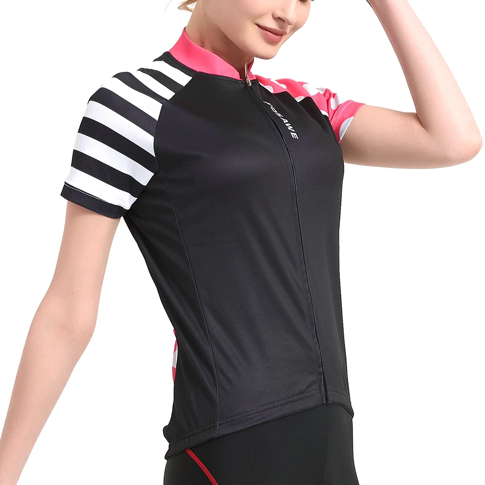 WOSAWE женский велосипедный комплект из Джерси весна осень розовая велосипедная