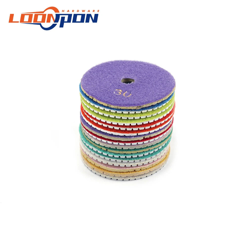 Алмазный полировальный диск 4 дюйма 100 мм влажная полировальная насадка для