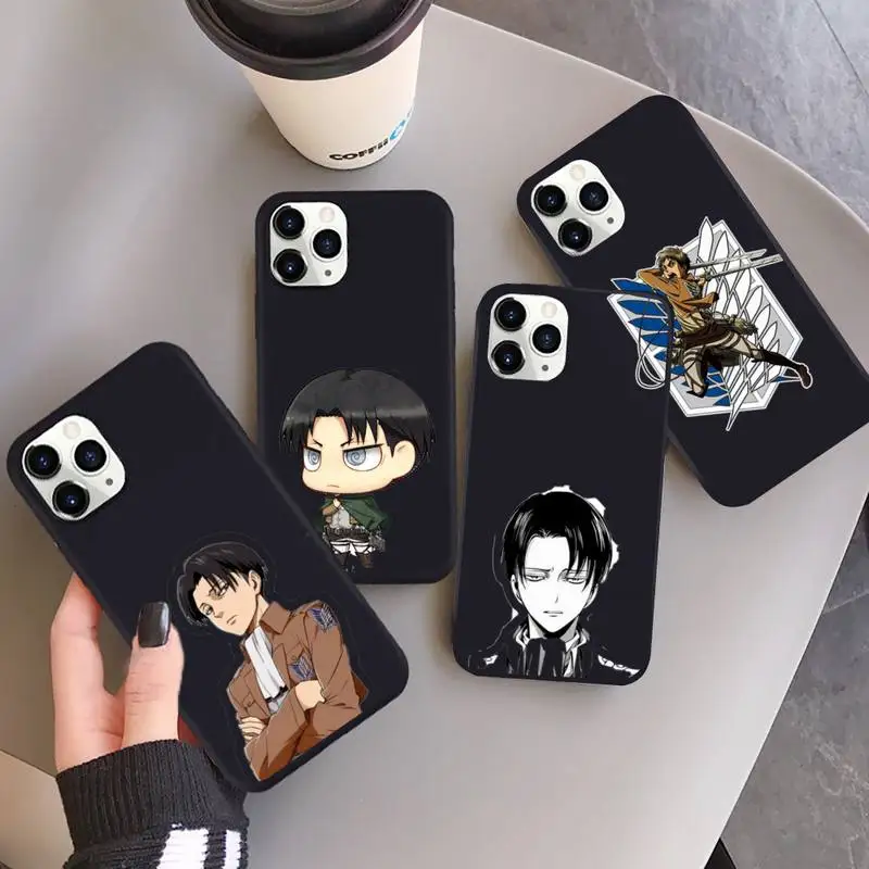 

attack on titan Phone Case for iPhone 13 12 11 mini pro XS MAX 8 7 6 6S Plus X SE 2020 XR