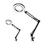 5X складное светодиодсветодиодный увеличительное стекло, лампа с зажимом, Гибкая Настольная лупа, лупа, лупа для сварки, лупа для чтения, инструменты для освещения