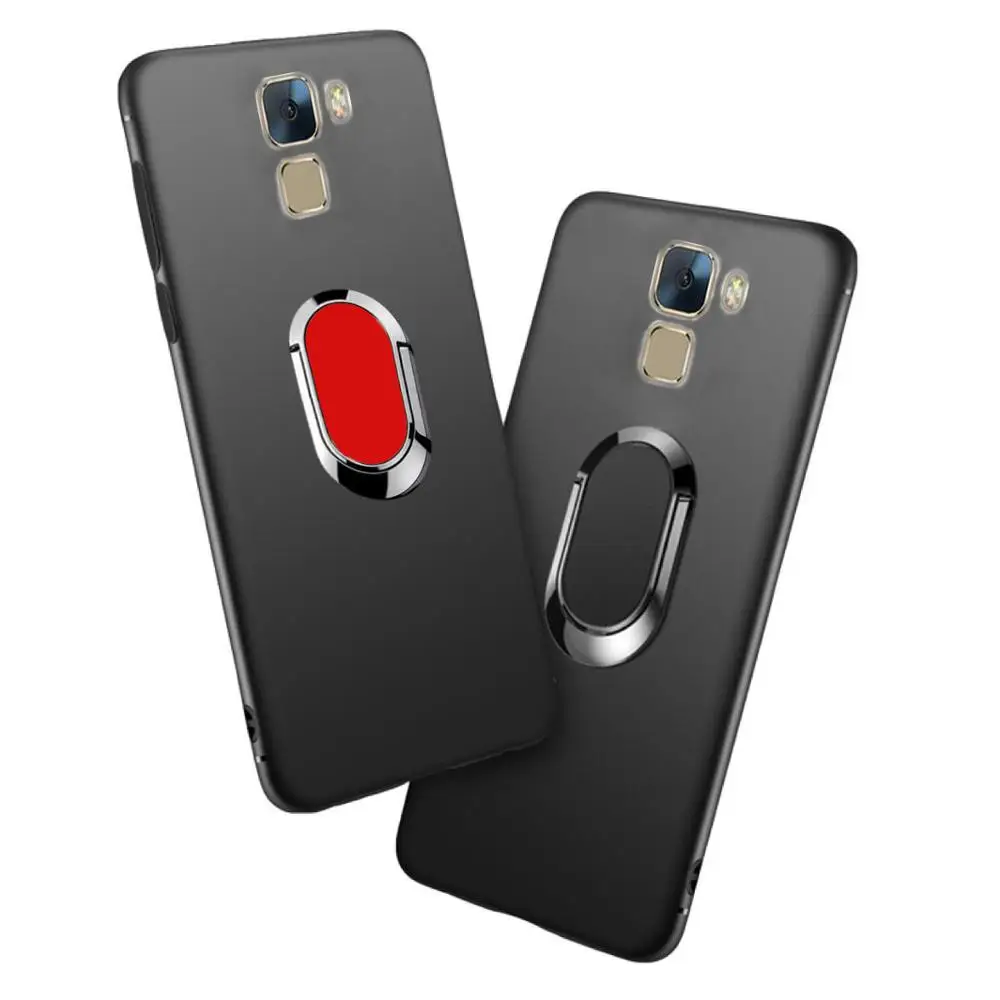 Чехлы для Huawei Honor 7 чехол силиконовый черный мягкий Уретановый Термопластик (tpu)