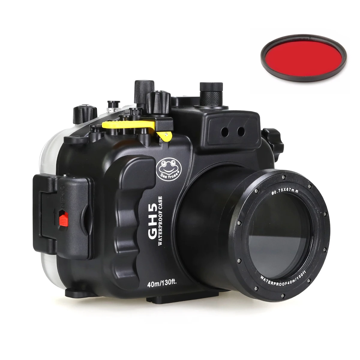 Чехол Seafrogs для камеры подводной съемки 40 м 130 футов водонепроницаемый чехол Panasonic