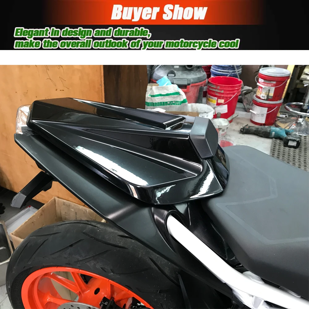 Для KTM Duke 125 крышка сиденья Обтекатель заднего пассажира на заднем сиденье для DUKE