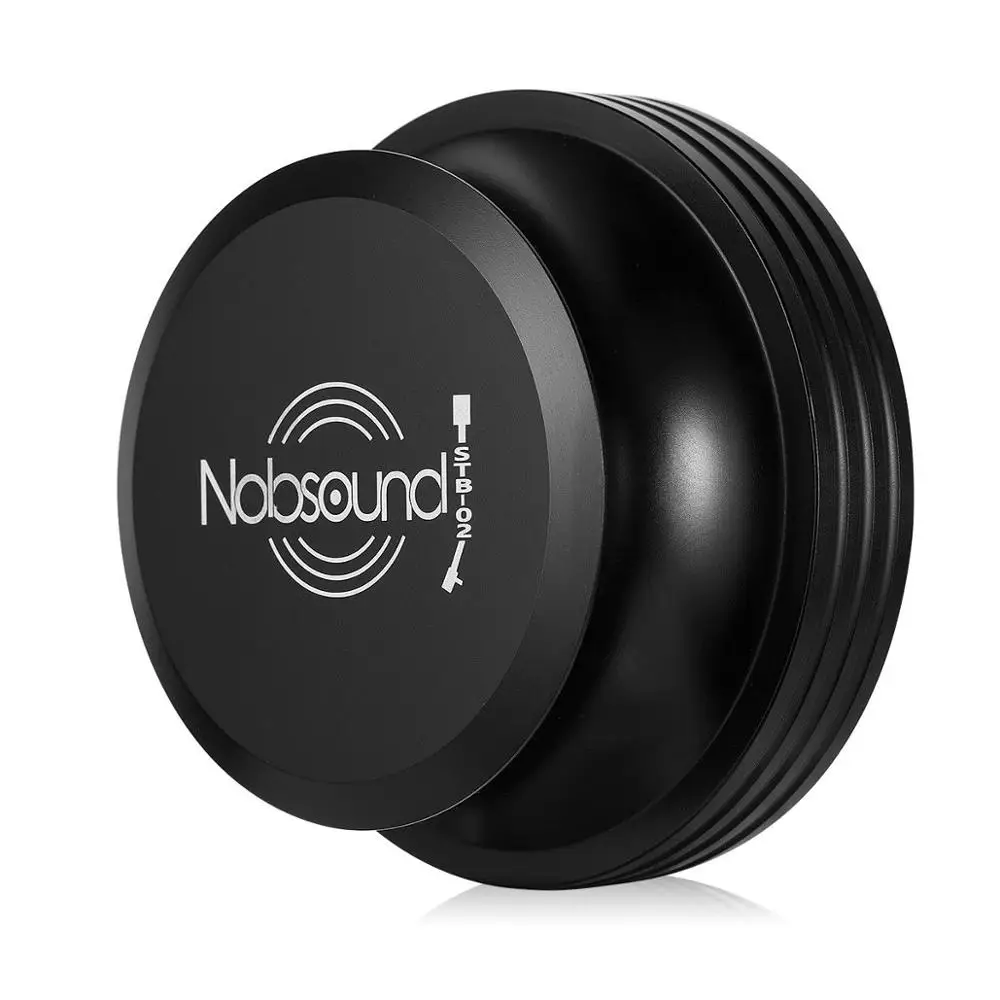 Черный Nobsound Hi-End Hi-Fi Виниловая пластинка вес LP стабилизатор зажим для проигрывателя алюминиевый аудиофильский класс - Цвет: Черный