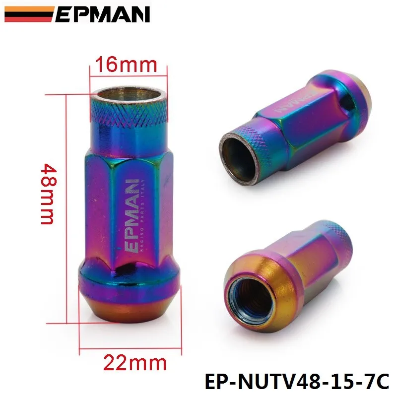Гоночные перчатки Красного 48 мм Сталь открытые Exhtended колеса ЖЕЛУДЬ Rim гайки