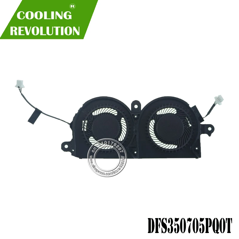 Ноутбук Процессор вентилятор охлаждения для ноутбука DELL XPS 13 9380 Вентилятор